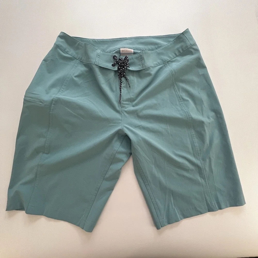 Columbia Mens Board Shorts Large Aqua 11